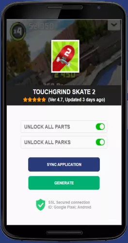 Touchgrind Skate 2 APK mod generator