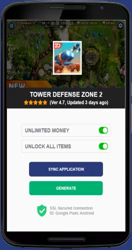 Tower Defense Zone 2 APK mod generator