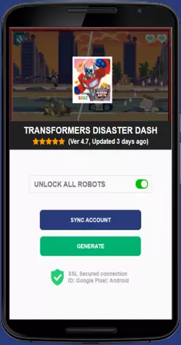 Transformers Disaster Dash APK mod generator