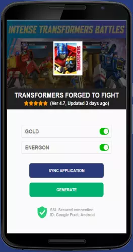 Transformers Forged to Fight APK mod generator