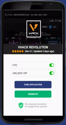 vHack Revolution APK mod generator