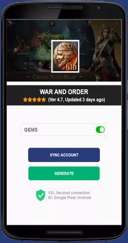 War and Order APK mod generator