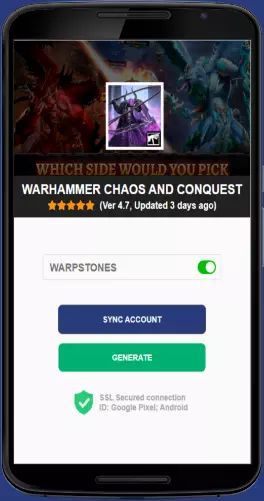 Warhammer Chaos and Conquest APK mod generator