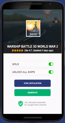 Warship Battle 3D World War 2 APK mod generator