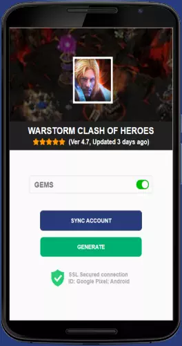 WarStorm Clash of Heroes APK mod generator