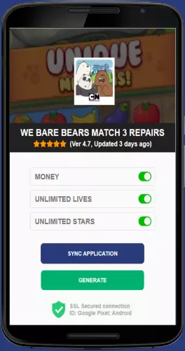 We Bare Bears Match 3 Repairs APK mod generator