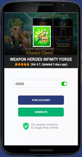 Weapon Heroes Infinity Forge APK mod generator