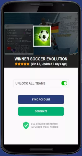 Winner Soccer Evolution APK mod generator