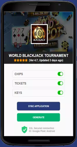 World Blackjack Tournament APK mod generator