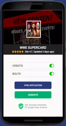 WWE SuperCard APK mod generator